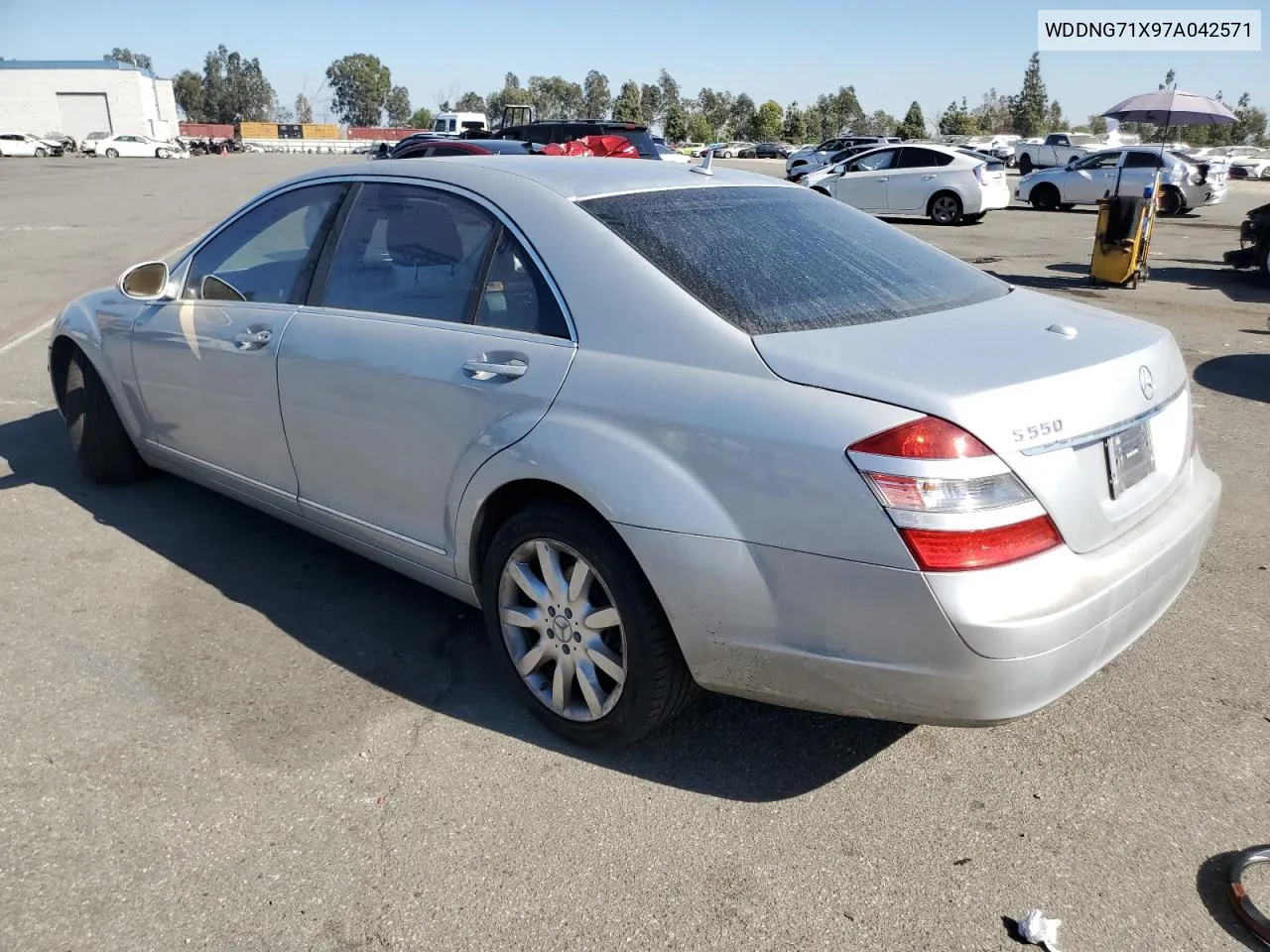 2007 Mercedes-Benz S 550 VIN: WDDNG71X97A042571 Lot: 75489474