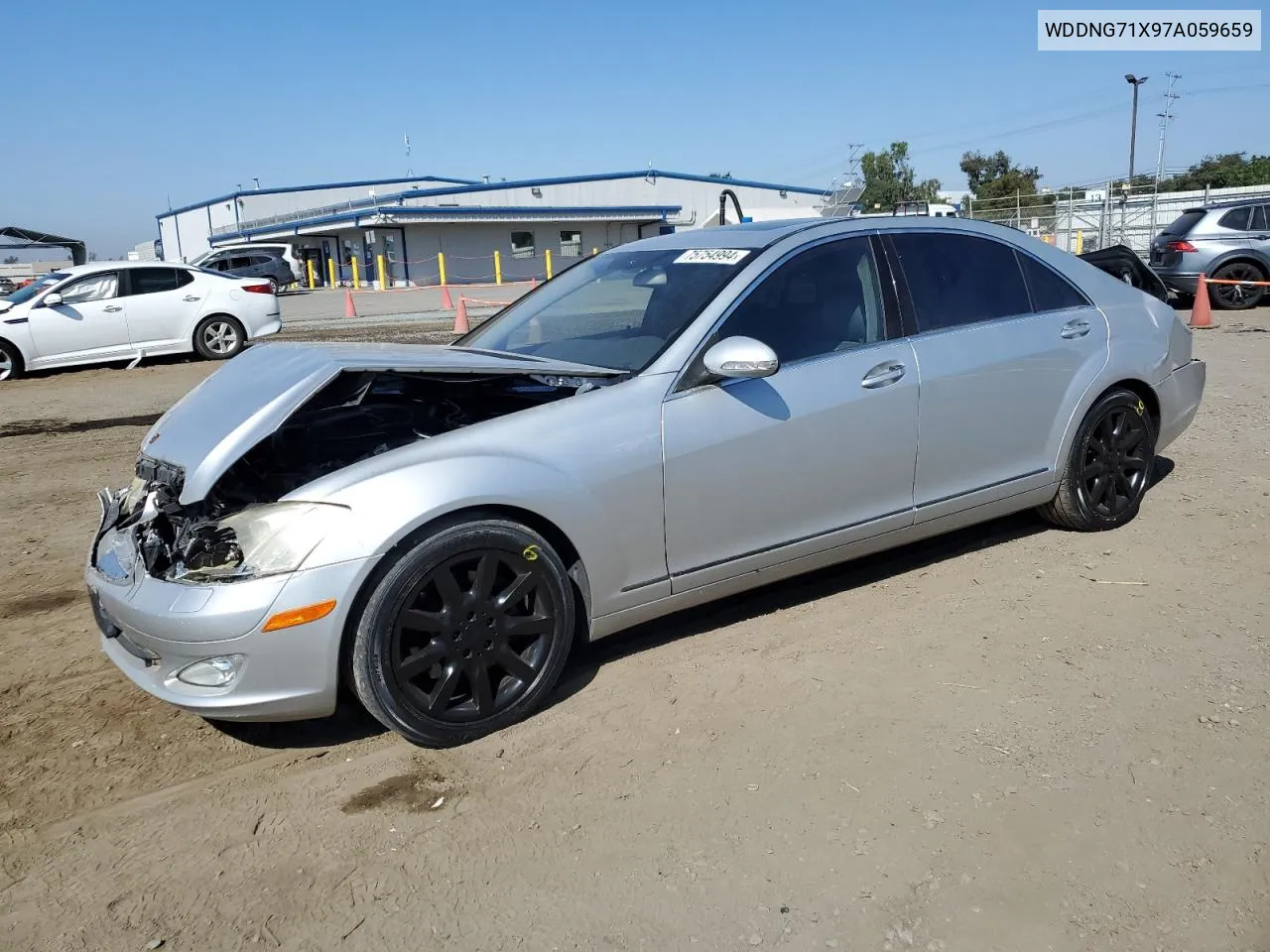 2007 Mercedes-Benz S 550 VIN: WDDNG71X97A059659 Lot: 75754994