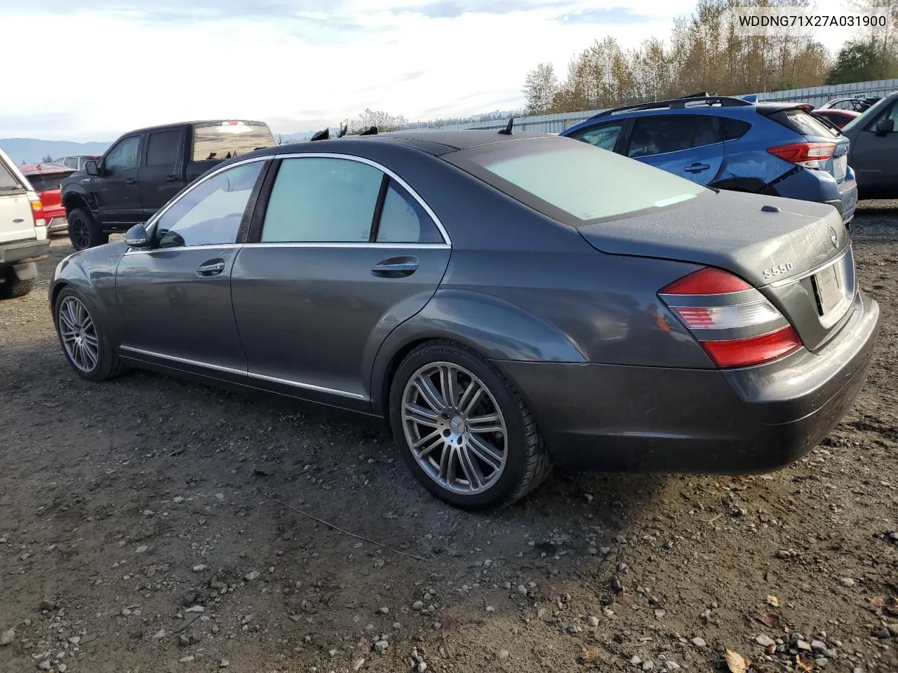 2007 Mercedes-Benz S 550 VIN: WDDNG71X27A031900 Lot: 75943044