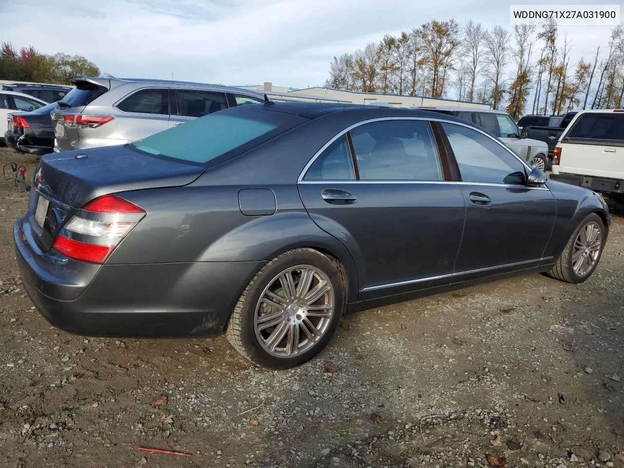 2007 Mercedes-Benz S 550 VIN: WDDNG71X27A031900 Lot: 75943044