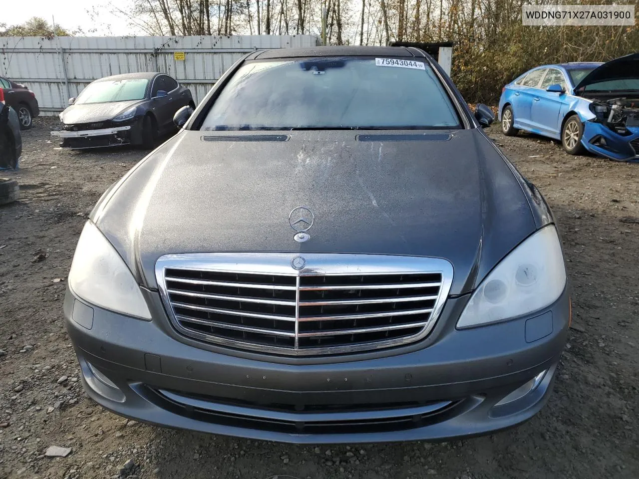 2007 Mercedes-Benz S 550 VIN: WDDNG71X27A031900 Lot: 75943044