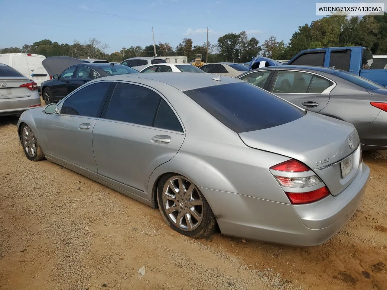 2007 Mercedes-Benz S 550 VIN: WDDNG71X57A130663 Lot: 78480004