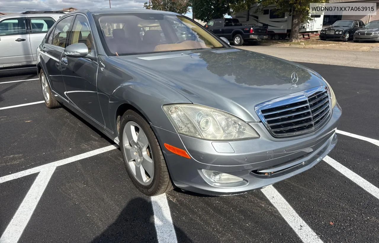 2007 Mercedes-Benz S 550 VIN: WDDNG71XX7A063915 Lot: 79715884