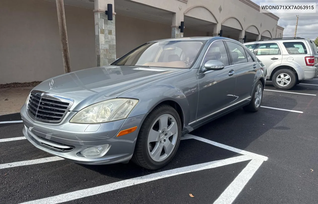 2007 Mercedes-Benz S 550 VIN: WDDNG71XX7A063915 Lot: 79715884