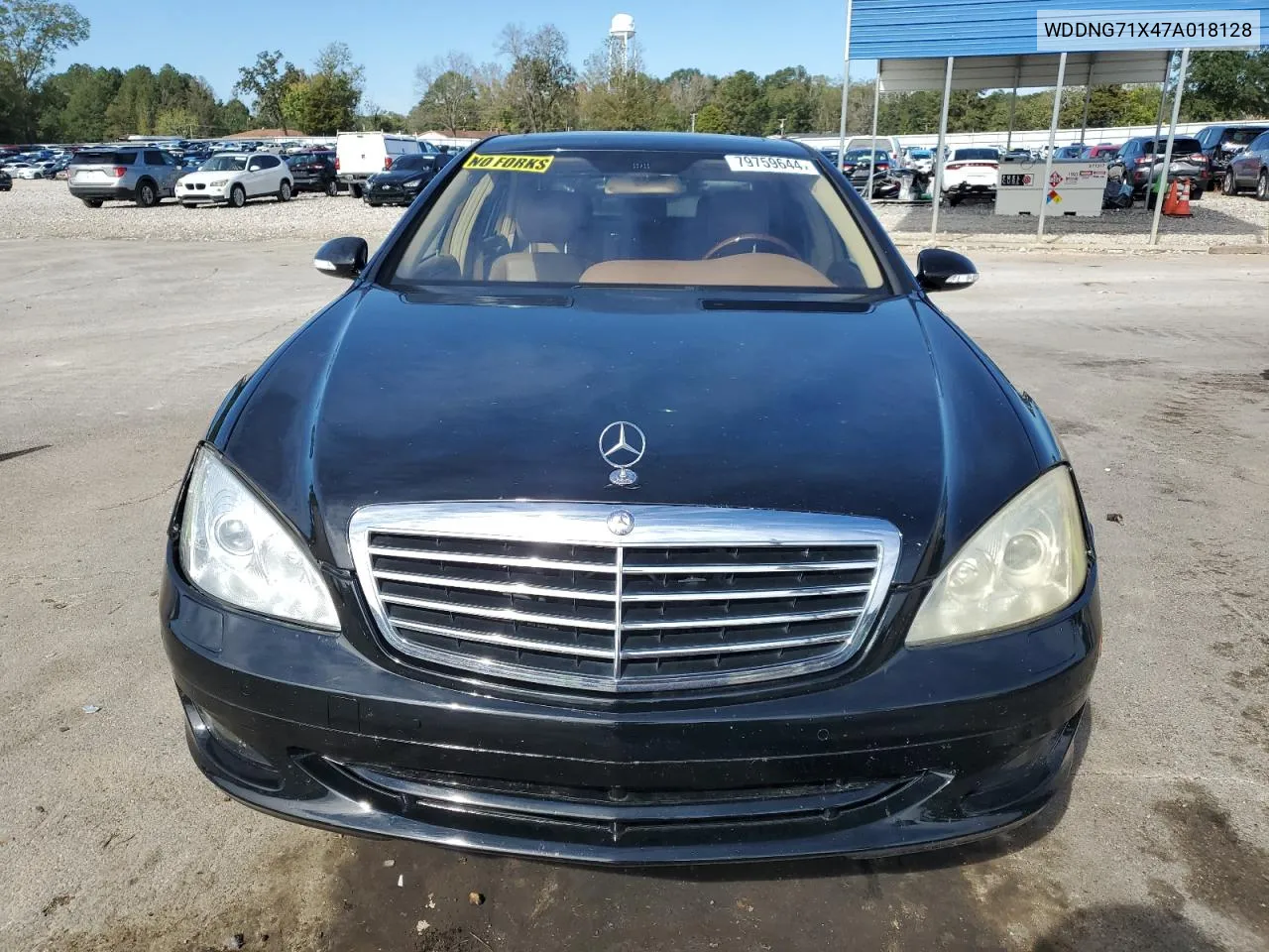 2007 Mercedes-Benz S 550 VIN: WDDNG71X47A018128 Lot: 79759644