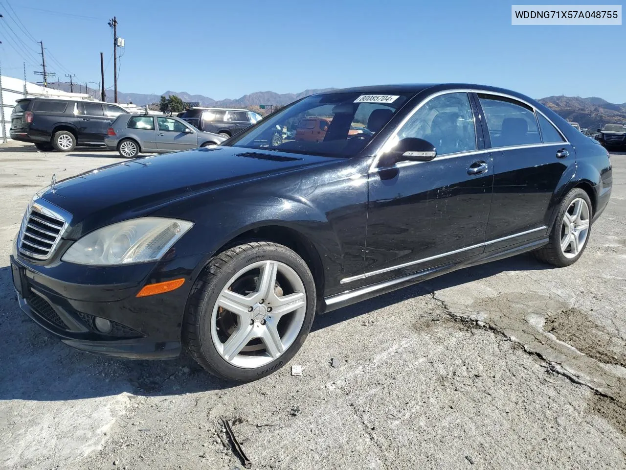 2007 Mercedes-Benz S 550 VIN: WDDNG71X57A048755 Lot: 80085704