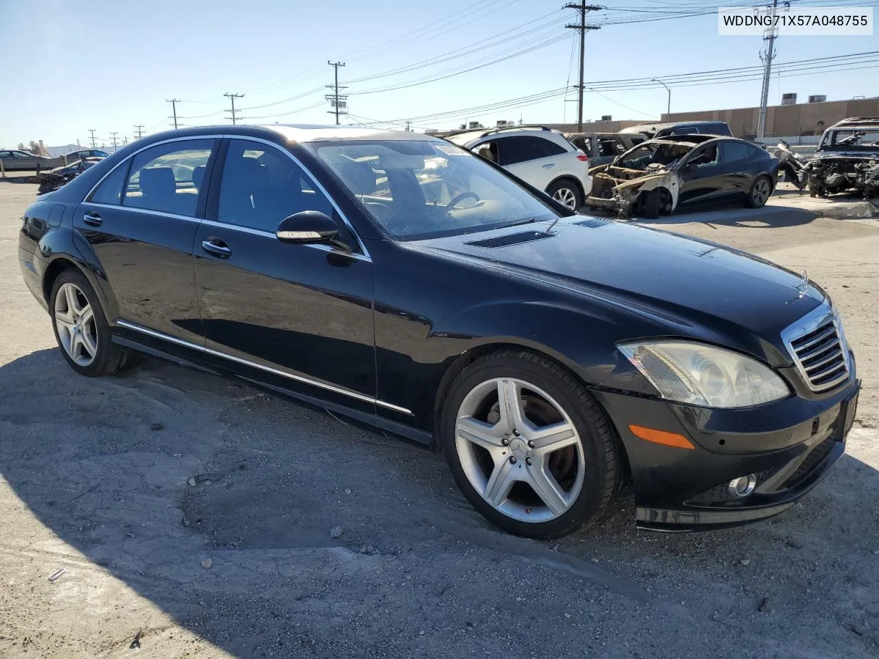 2007 Mercedes-Benz S 550 VIN: WDDNG71X57A048755 Lot: 80085704