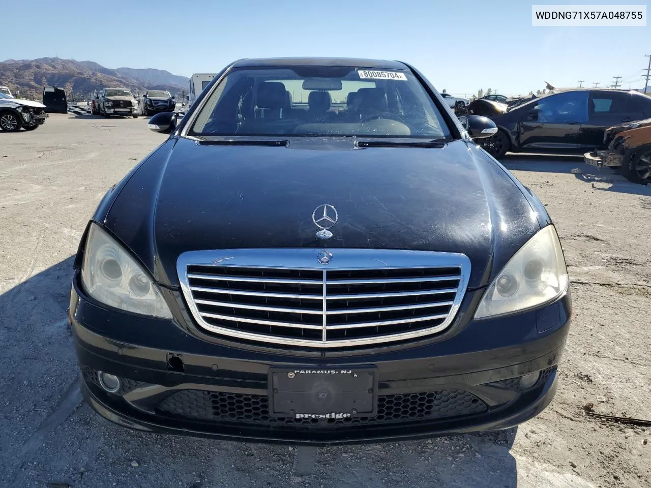 2007 Mercedes-Benz S 550 VIN: WDDNG71X57A048755 Lot: 80085704