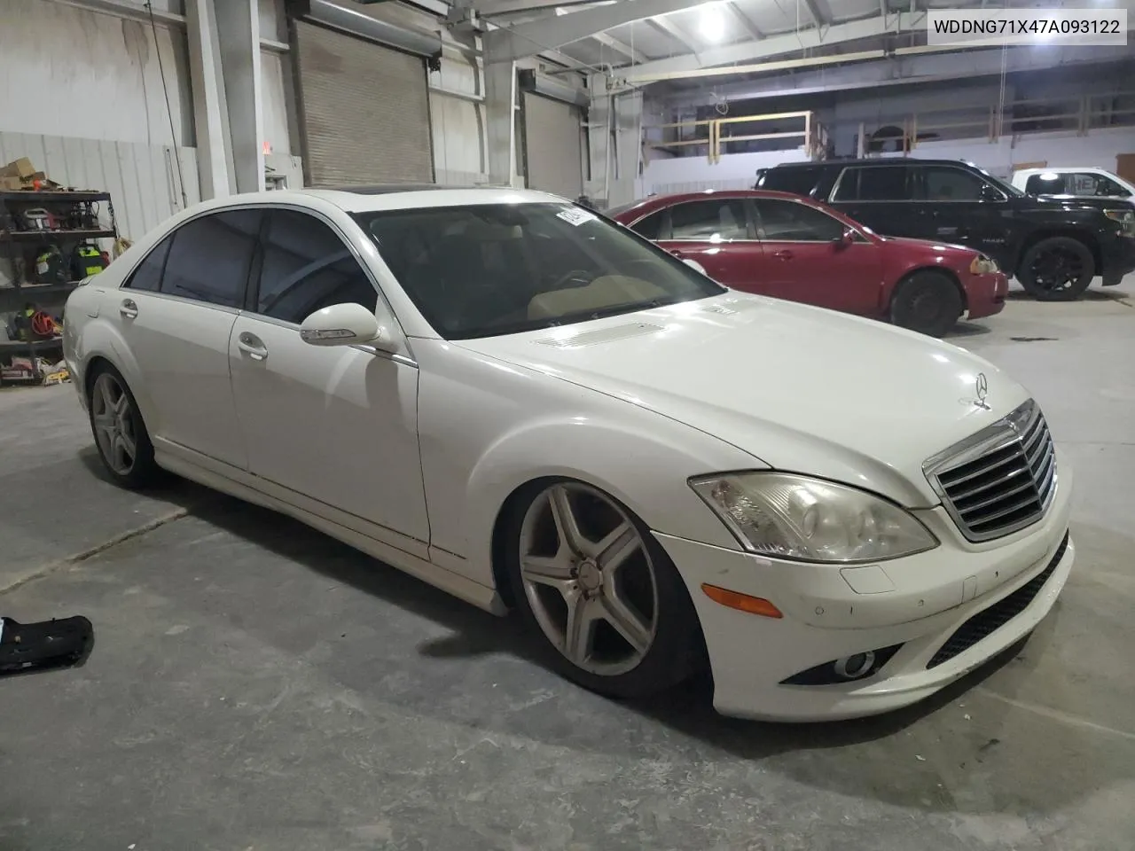 2007 Mercedes-Benz S 550 VIN: WDDNG71X47A093122 Lot: 81294524