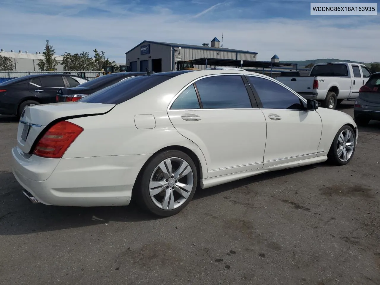 2008 Mercedes-Benz S 550 4Matic VIN: WDDNG86X18A163935 Lot: 51055094