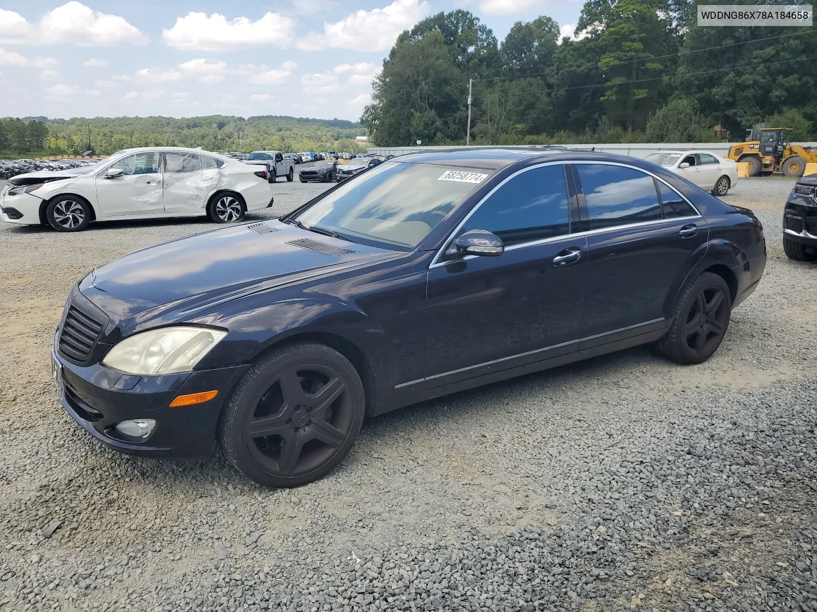 2008 Mercedes-Benz S 550 4Matic VIN: WDDNG86X78A184658 Lot: 68258774