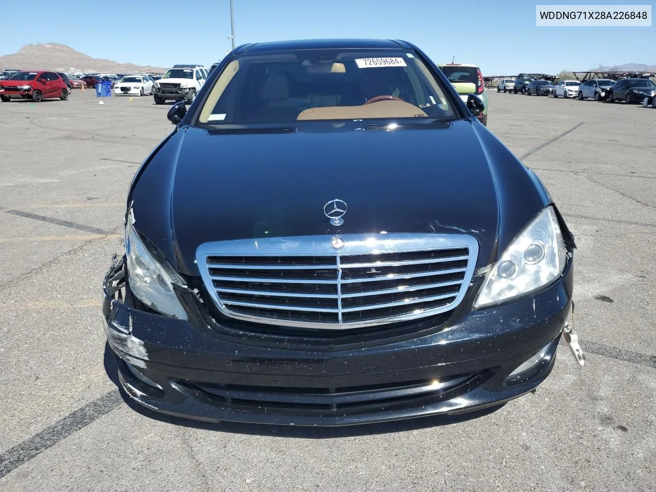 2008 Mercedes-Benz S 550 VIN: WDDNG71X28A226848 Lot: 72659684