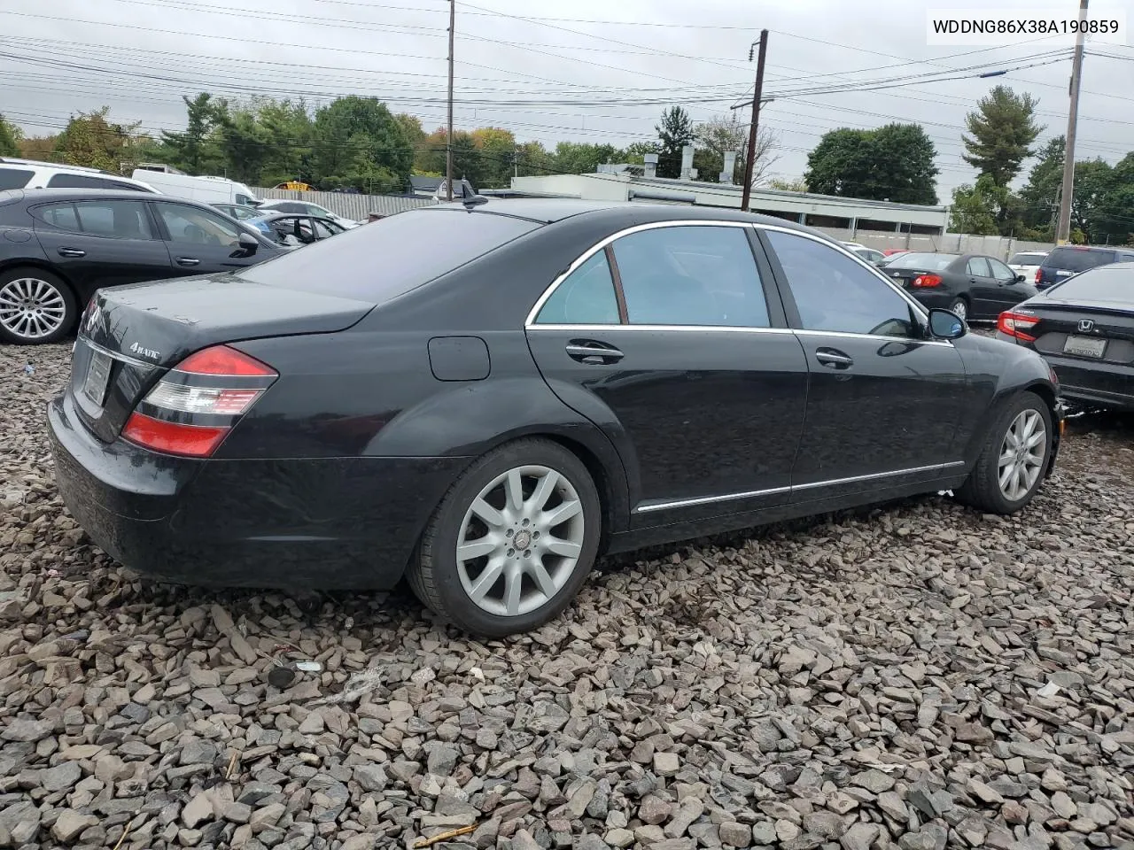 2008 Mercedes-Benz S 550 4Matic VIN: WDDNG86X38A190859 Lot: 73337674