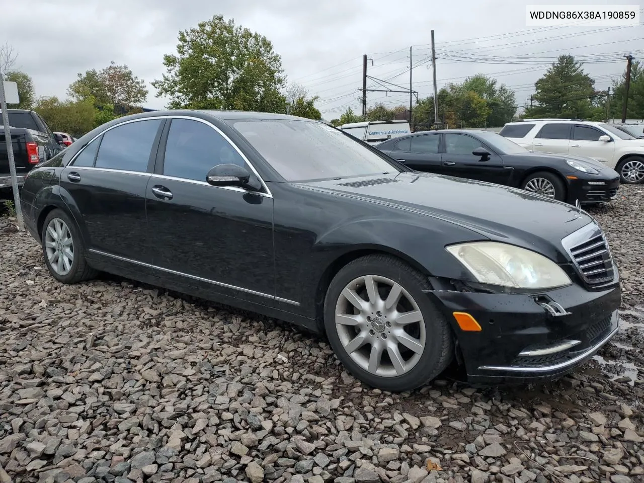 2008 Mercedes-Benz S 550 4Matic VIN: WDDNG86X38A190859 Lot: 73337674