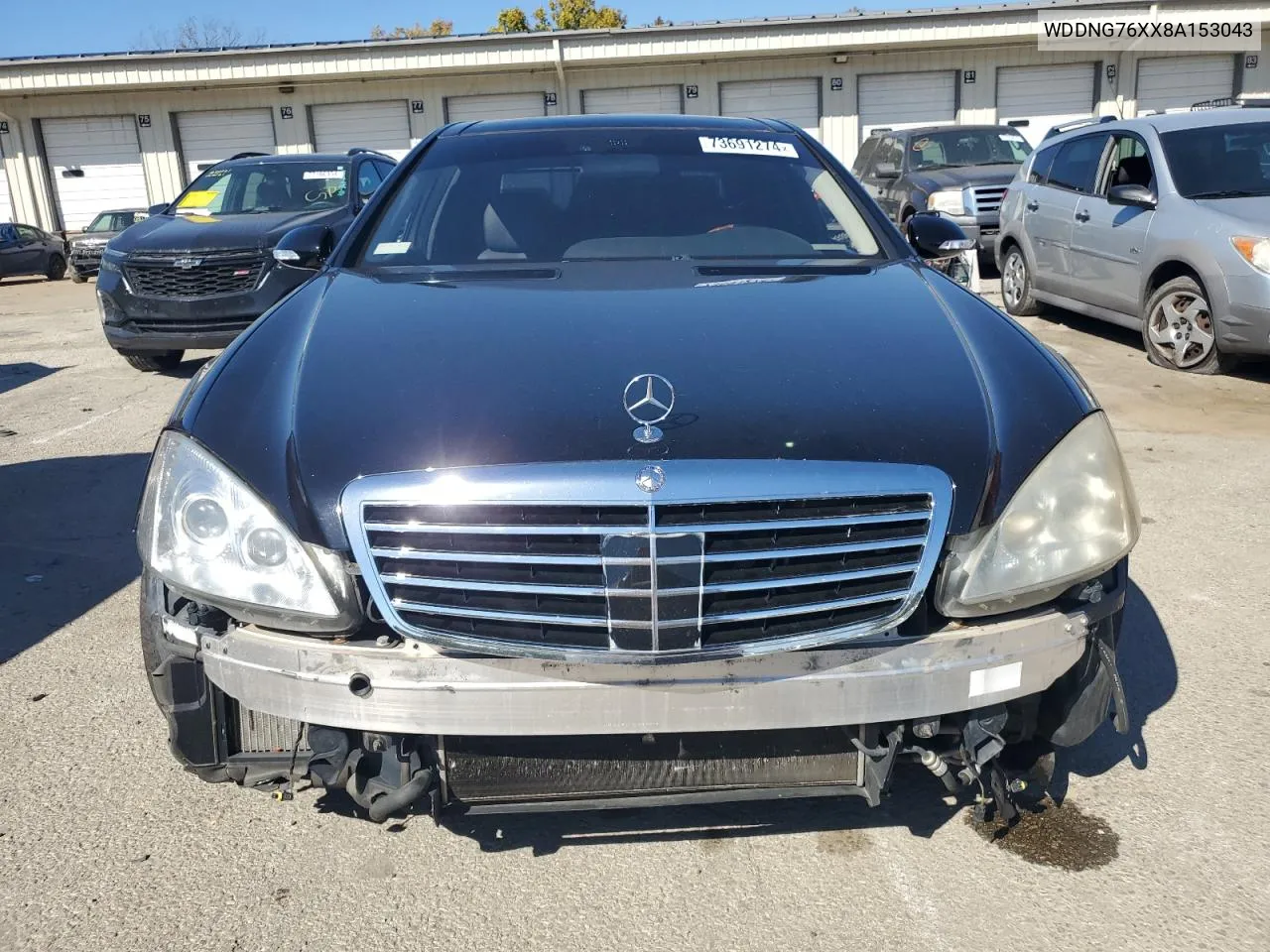 2008 Mercedes-Benz S 600 VIN: WDDNG76XX8A153043 Lot: 73691274