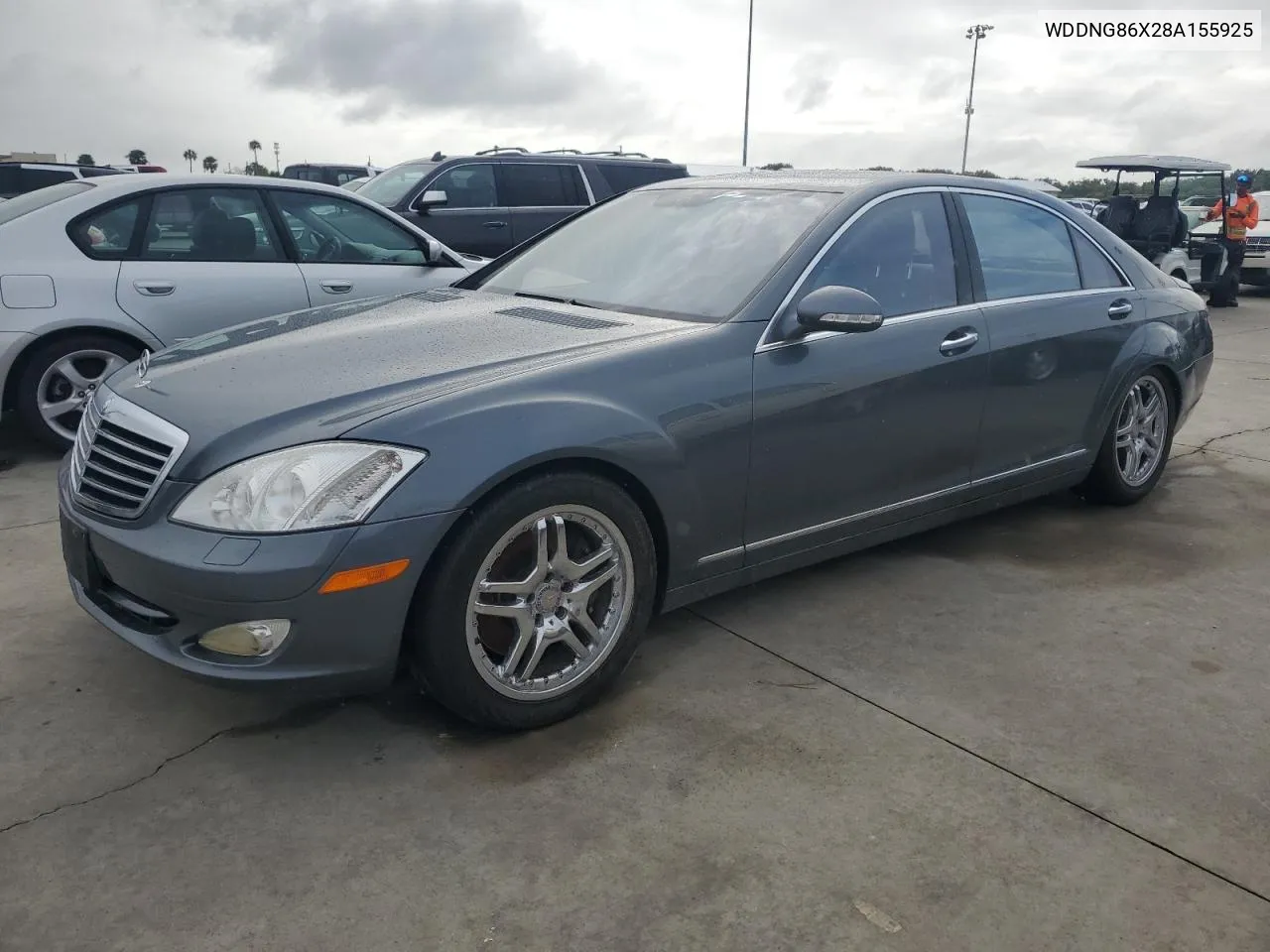 2008 Mercedes-Benz S 550 4Matic VIN: WDDNG86X28A155925 Lot: 73713034