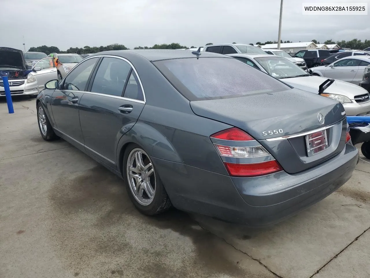 2008 Mercedes-Benz S 550 4Matic VIN: WDDNG86X28A155925 Lot: 73713034