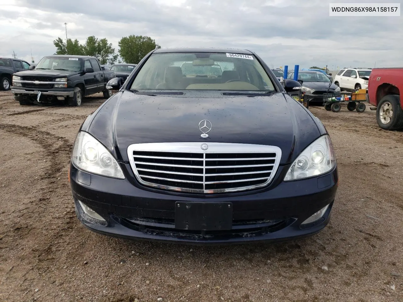 2008 Mercedes-Benz S 550 4Matic VIN: WDDNG86X98A158157 Lot: 73796214