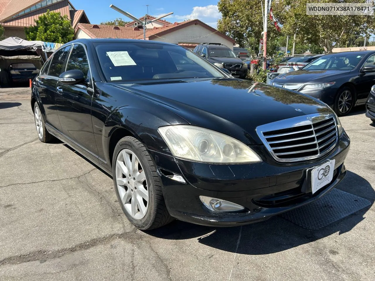 2008 Mercedes-Benz S 550 VIN: WDDNG71X38A178471 Lot: 74637794