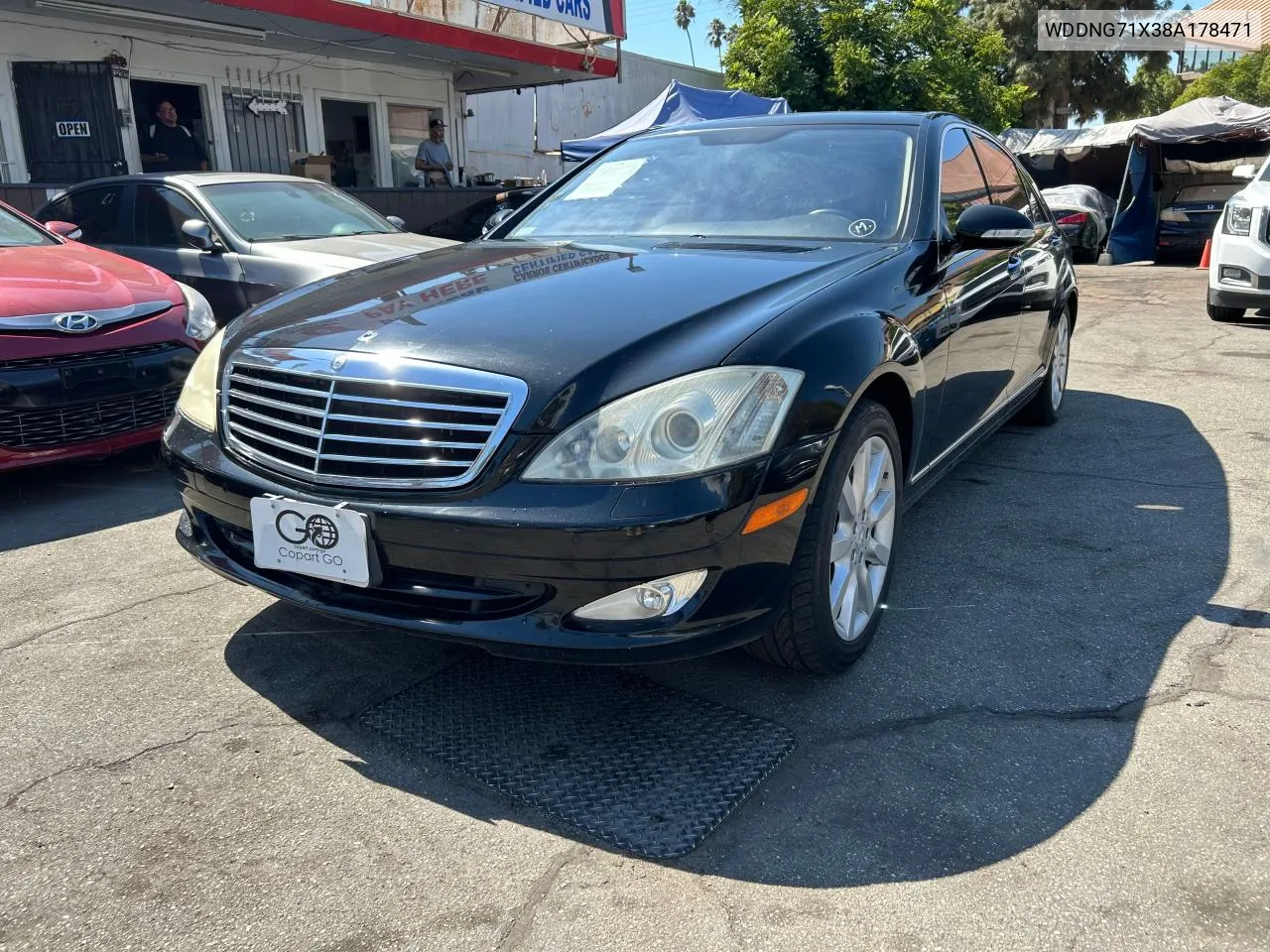 2008 Mercedes-Benz S 550 VIN: WDDNG71X38A178471 Lot: 74637794