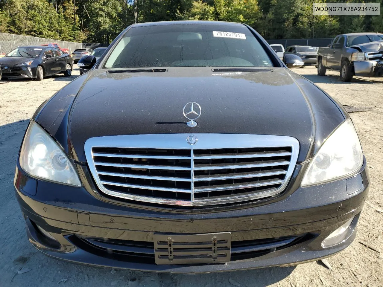 2008 Mercedes-Benz S 550 VIN: WDDNG71X78A234752 Lot: 75125704