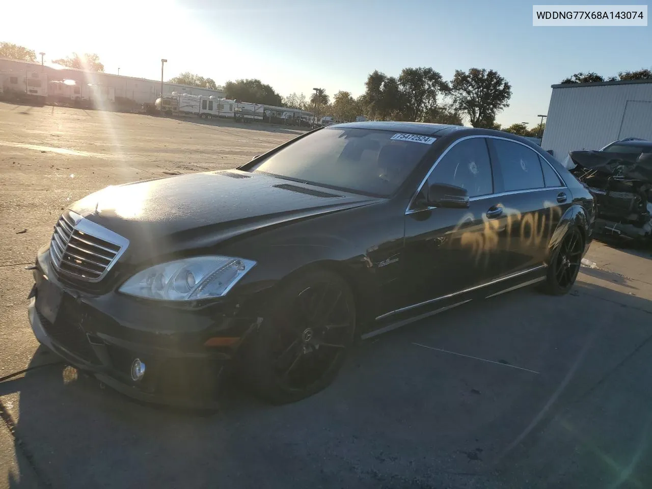 2008 Mercedes-Benz S 63 Amg VIN: WDDNG77X68A143074 Lot: 75472524