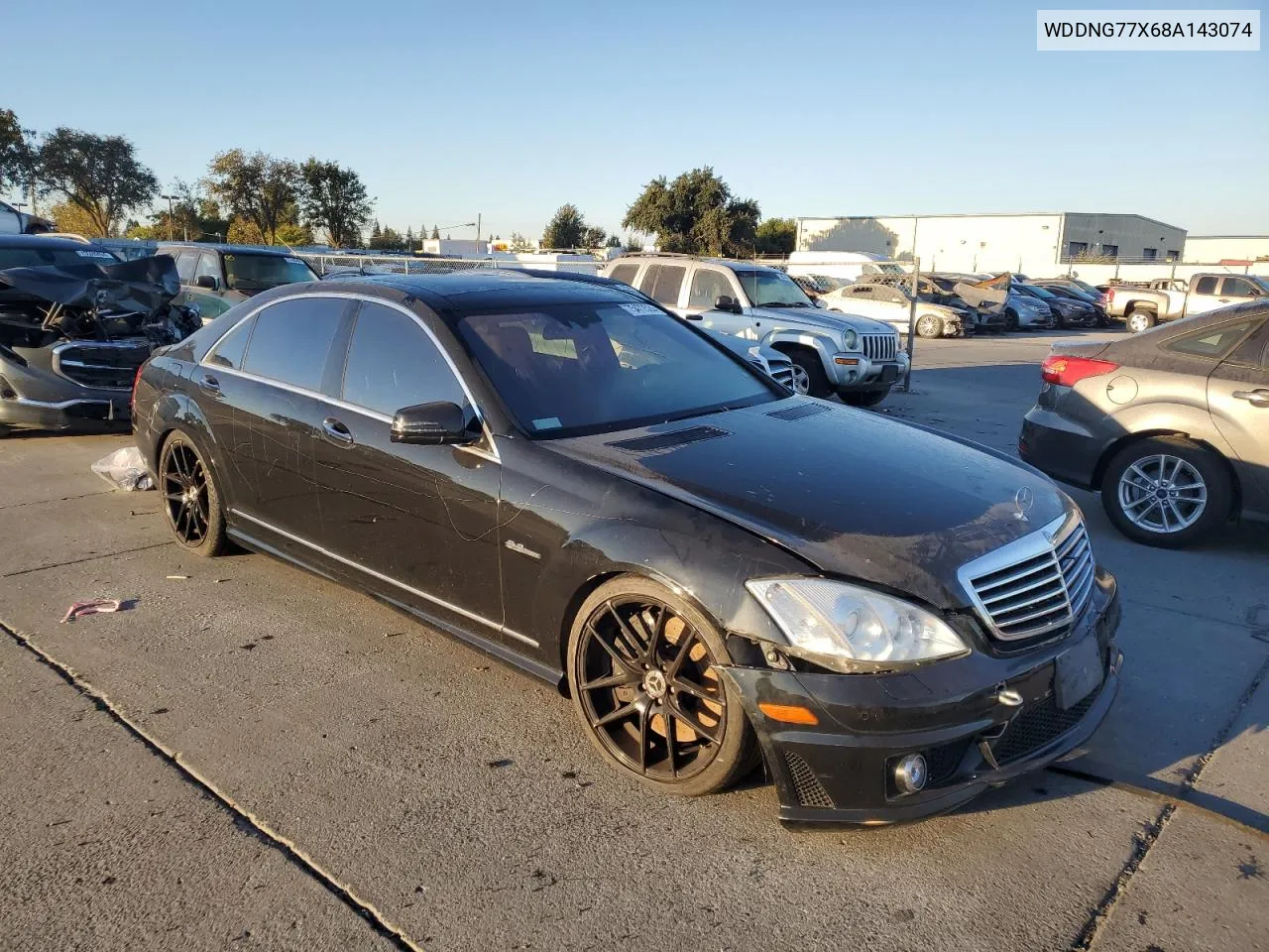 2008 Mercedes-Benz S 63 Amg VIN: WDDNG77X68A143074 Lot: 75472524