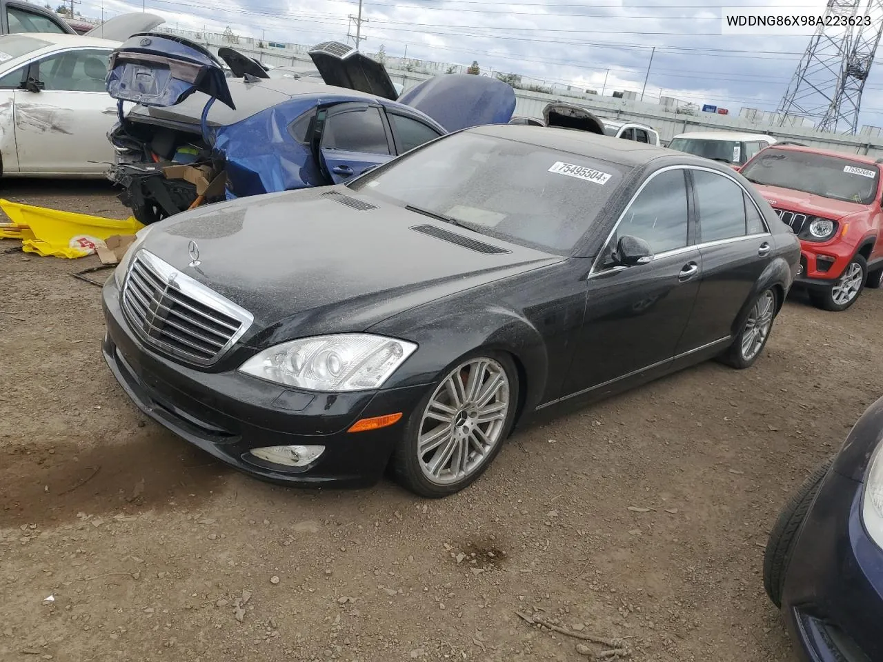 2008 Mercedes-Benz S 550 4Matic VIN: WDDNG86X98A223623 Lot: 75495504