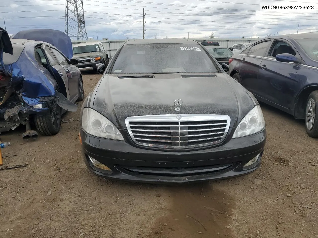 2008 Mercedes-Benz S 550 4Matic VIN: WDDNG86X98A223623 Lot: 75495504