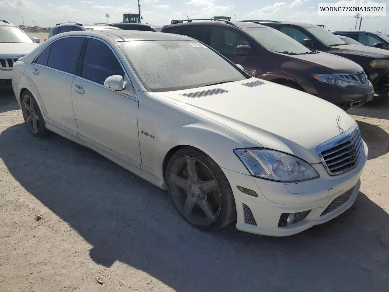 2008 Mercedes-Benz S 63 Amg VIN: WDDNG77X08A155074 Lot: 76759024