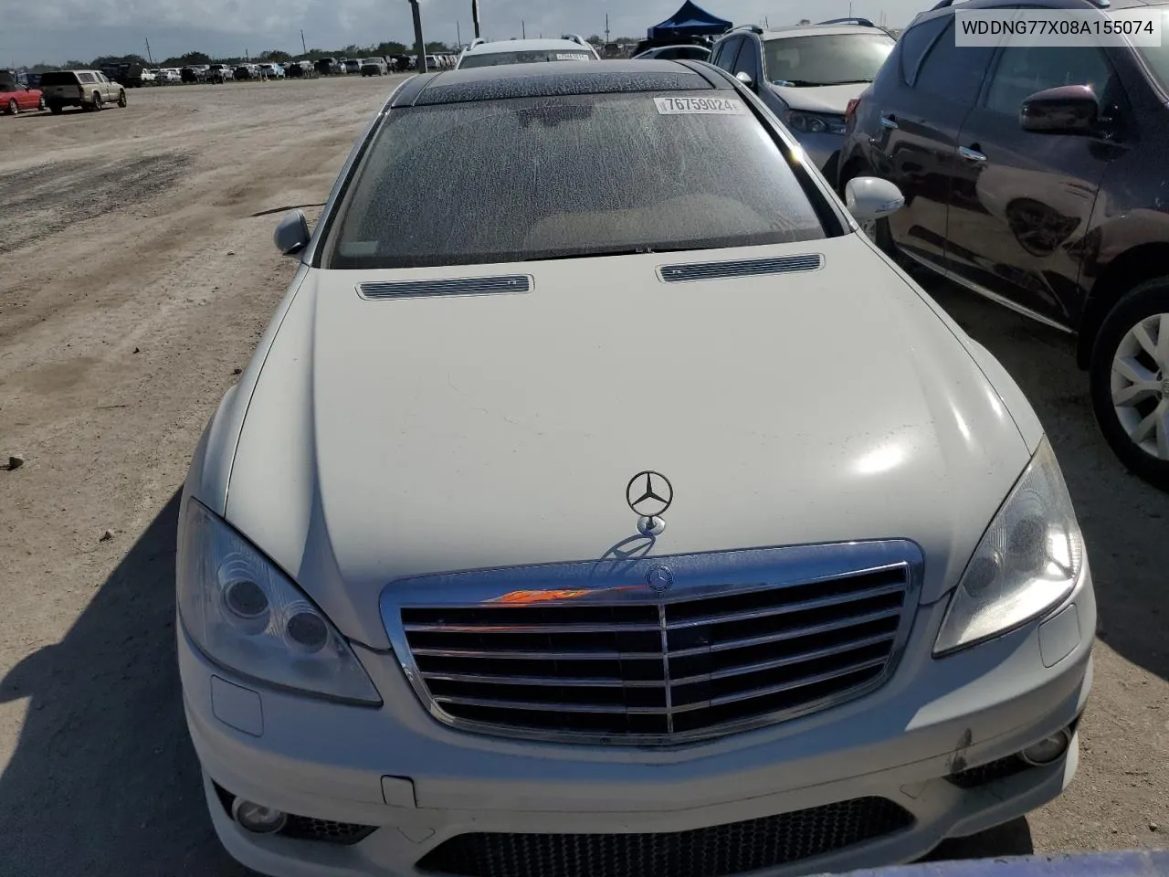 2008 Mercedes-Benz S 63 Amg VIN: WDDNG77X08A155074 Lot: 76759024