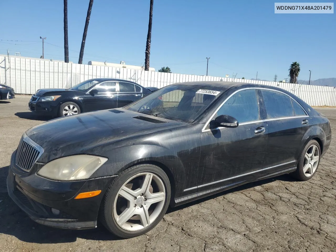 2008 Mercedes-Benz S 550 VIN: WDDNG71X48A201479 Lot: 77253654