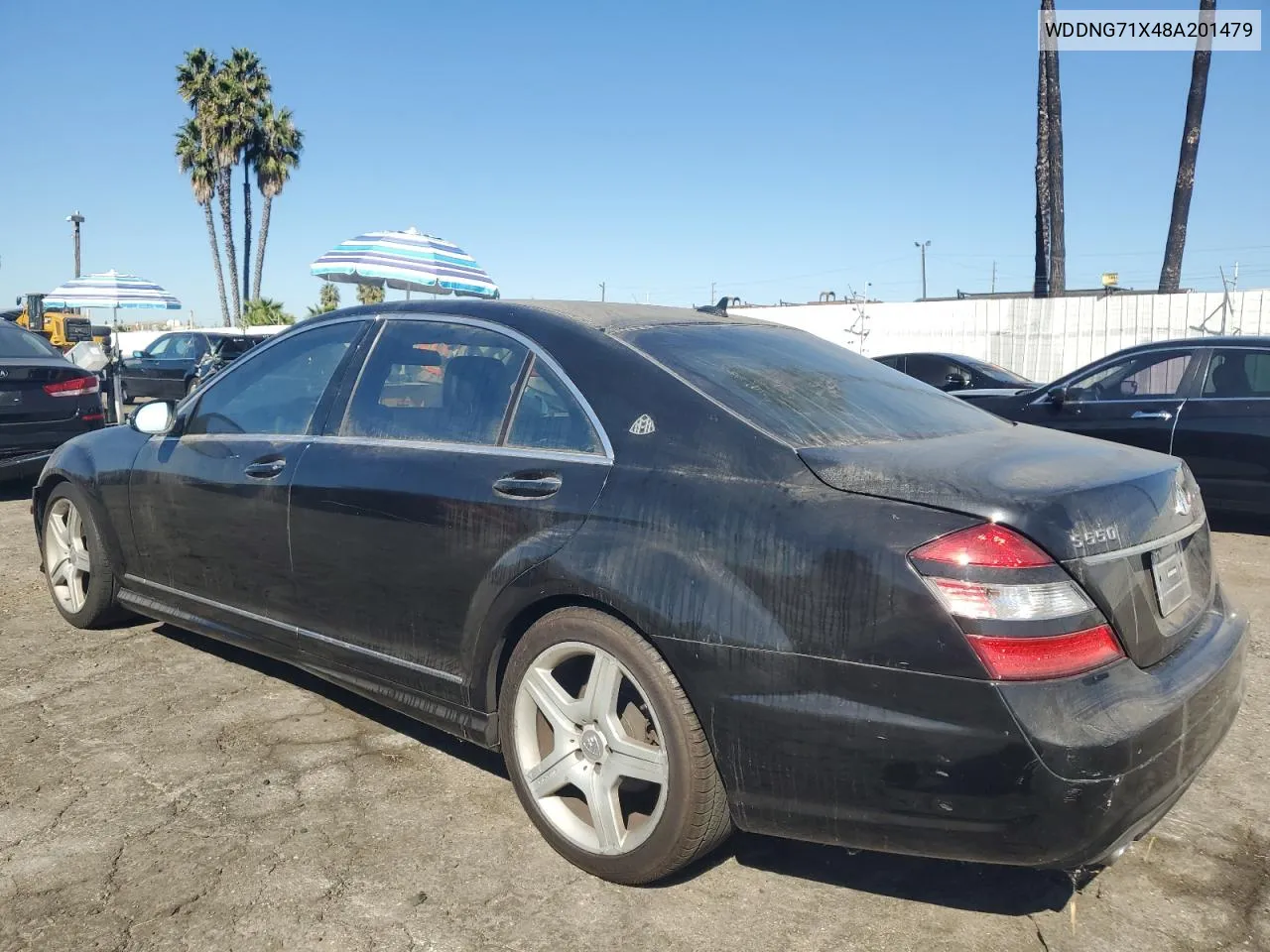 2008 Mercedes-Benz S 550 VIN: WDDNG71X48A201479 Lot: 77253654