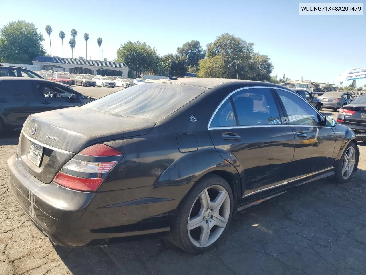 2008 Mercedes-Benz S 550 VIN: WDDNG71X48A201479 Lot: 77253654