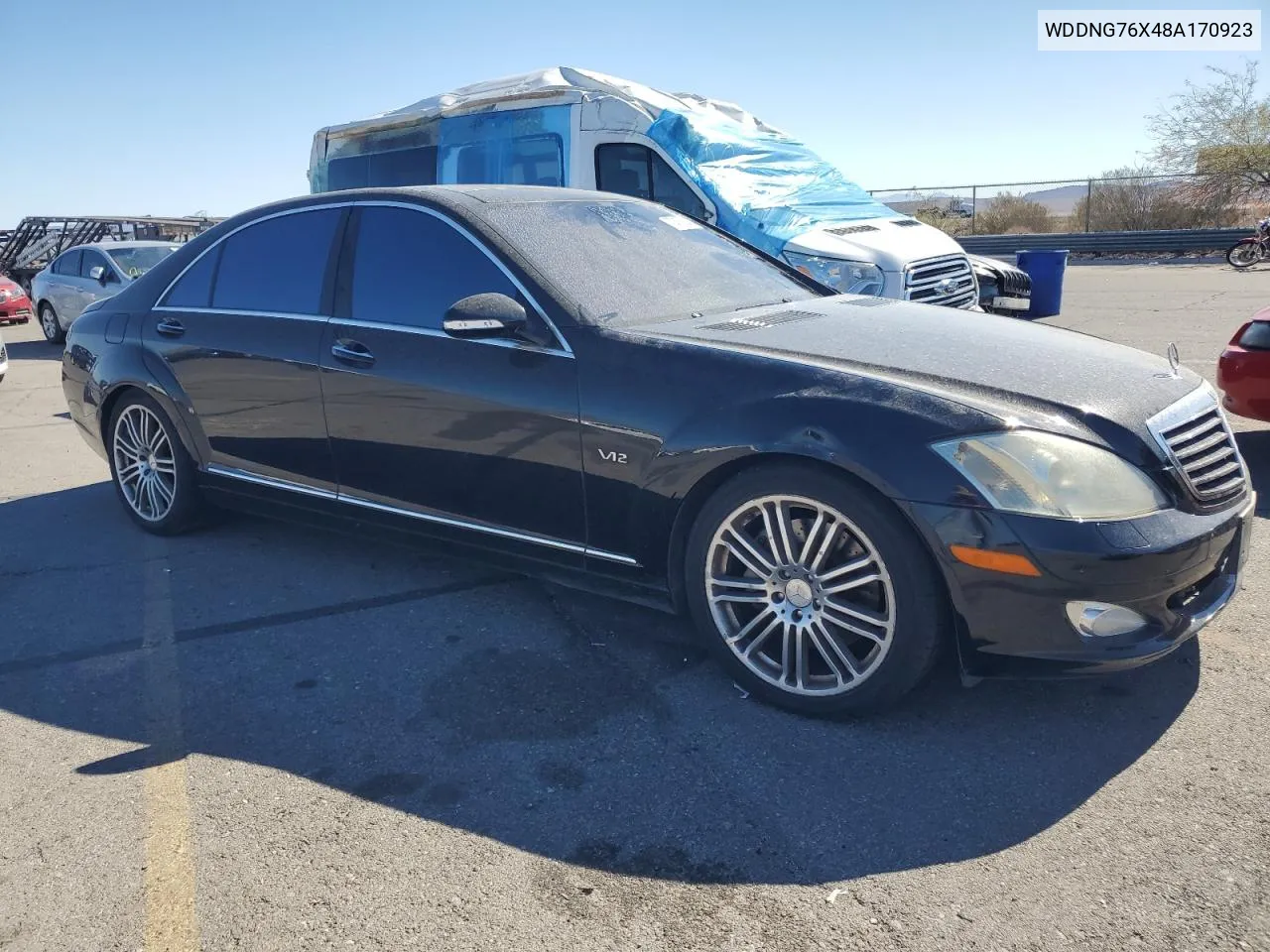 2008 Mercedes-Benz S 600 VIN: WDDNG76X48A170923 Lot: 77453804