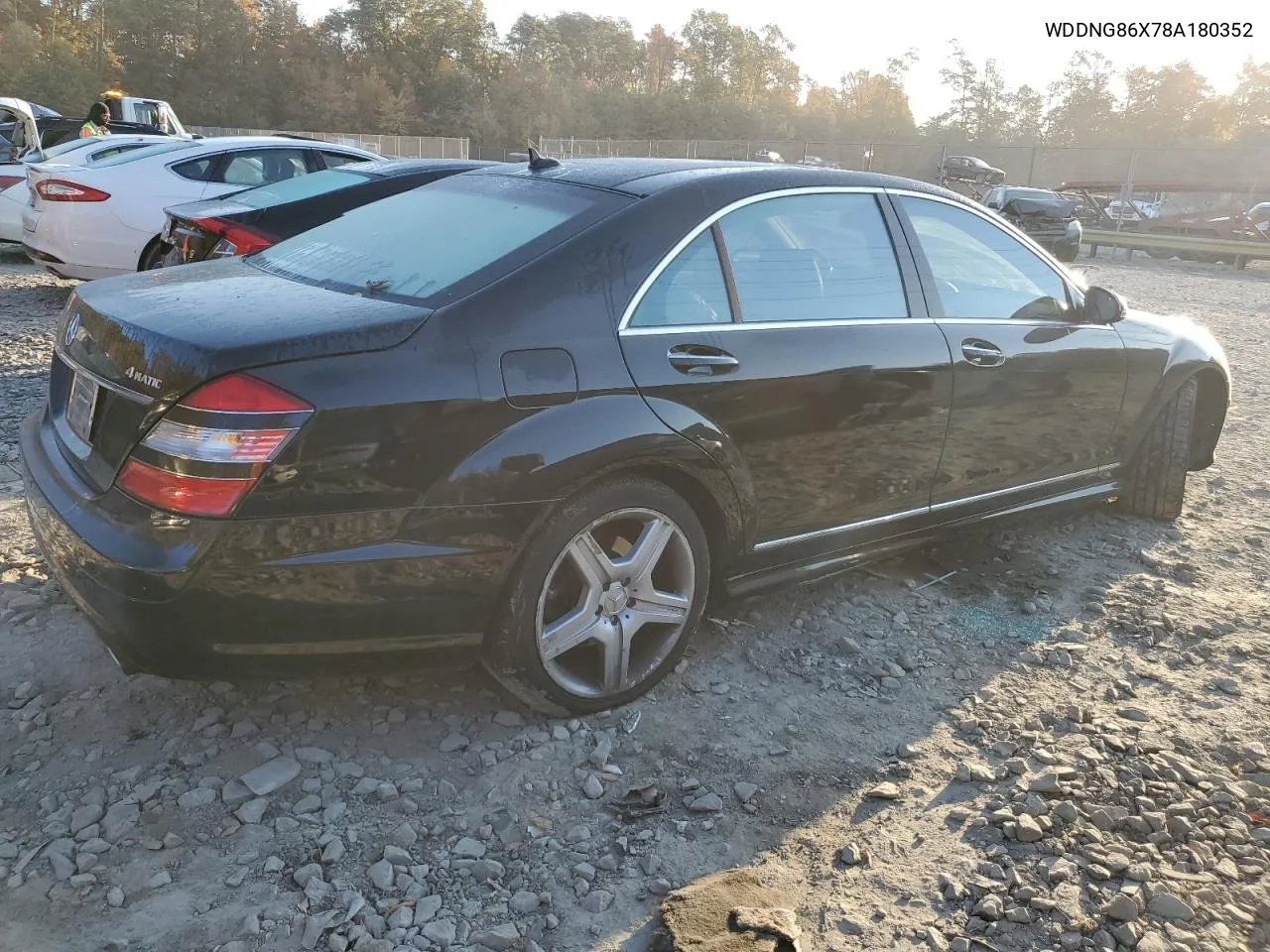 2008 Mercedes-Benz S 550 4Matic VIN: WDDNG86X78A180352 Lot: 77554614