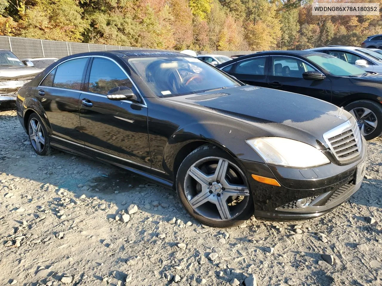 2008 Mercedes-Benz S 550 4Matic VIN: WDDNG86X78A180352 Lot: 77554614