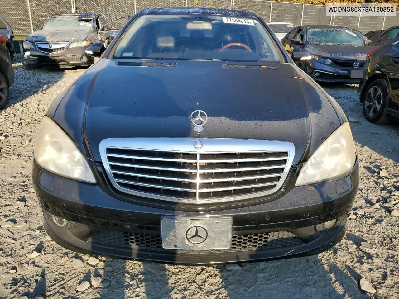 2008 Mercedes-Benz S 550 4Matic VIN: WDDNG86X78A180352 Lot: 77554614