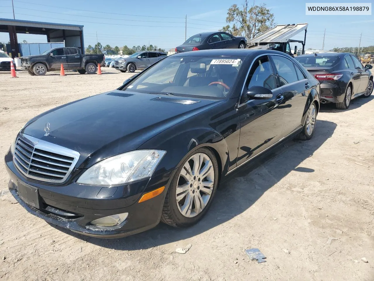 2008 Mercedes-Benz S 550 4Matic VIN: WDDNG86X58A198879 Lot: 77895024