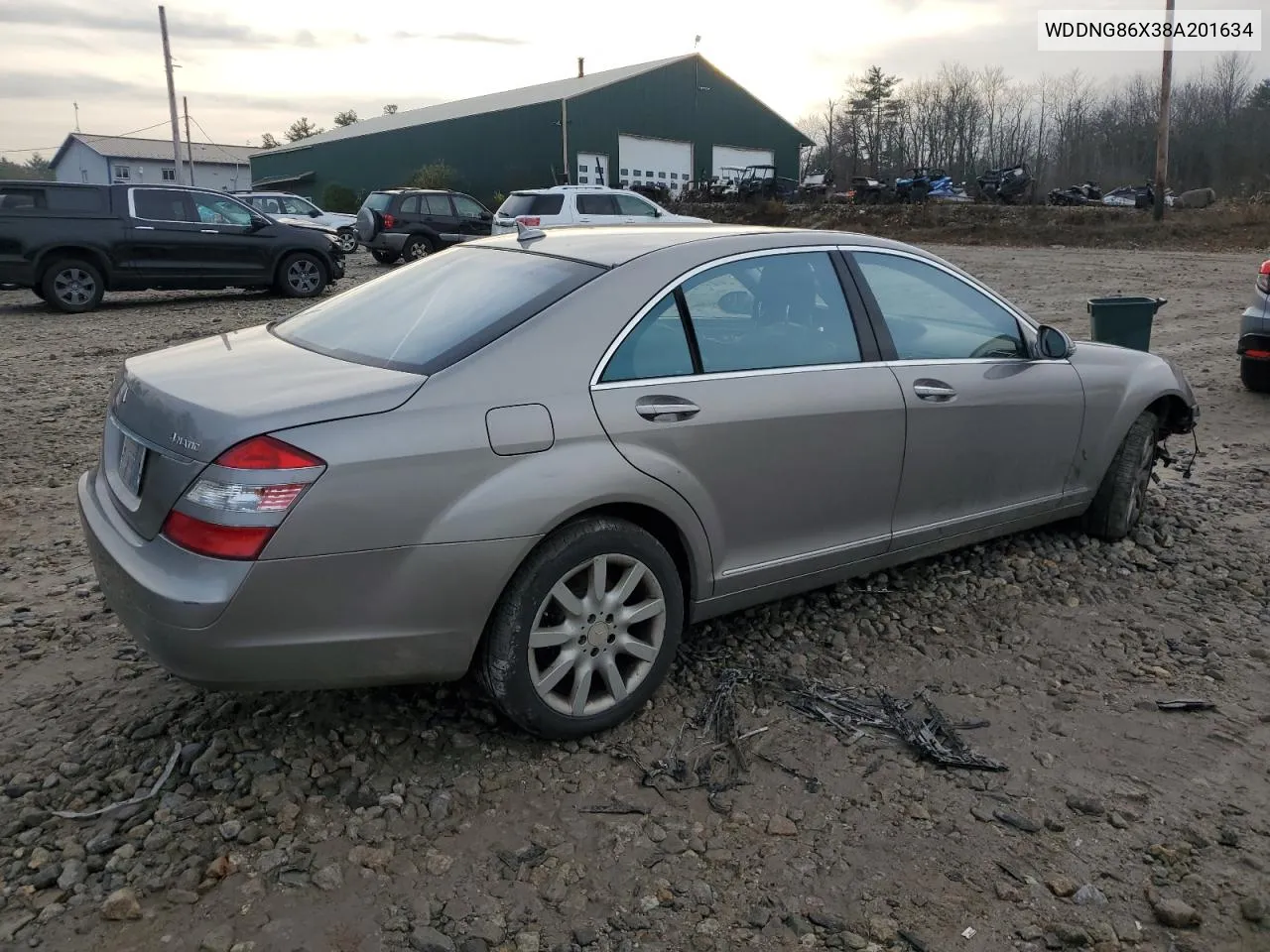 2008 Mercedes-Benz S 550 4Matic VIN: WDDNG86X38A201634 Lot: 78495944