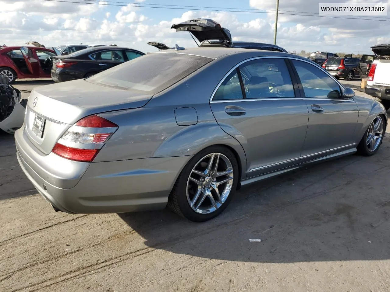 2008 Mercedes-Benz S 550 VIN: WDDNG71X48A213602 Lot: 78685684