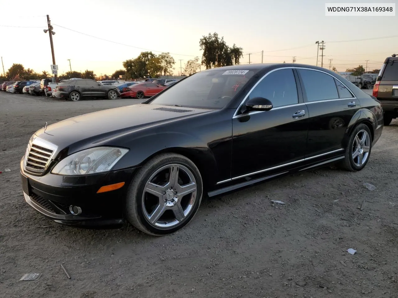 2008 Mercedes-Benz S 550 VIN: WDDNG71X38A169348 Lot: 78828724