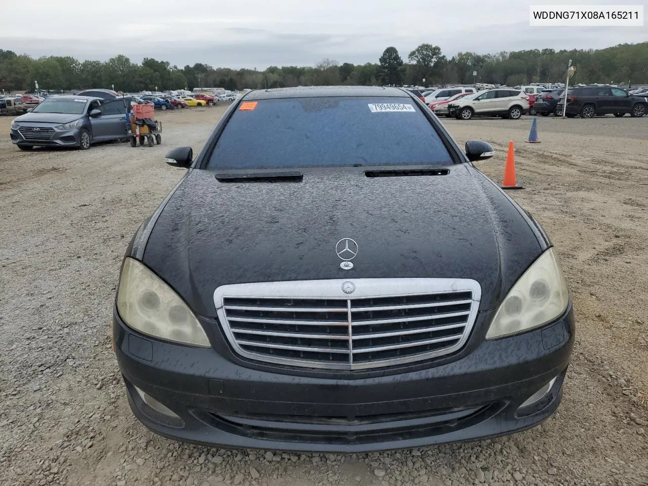 2008 Mercedes-Benz S 550 VIN: WDDNG71X08A165211 Lot: 79949654