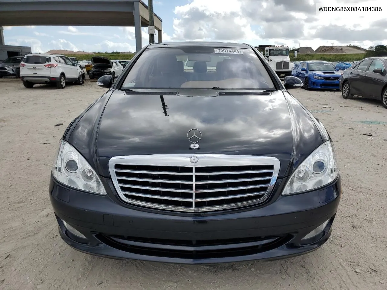 2008 Mercedes-Benz S 550 4Matic VIN: WDDNG86X08A184386 Lot: 79974444