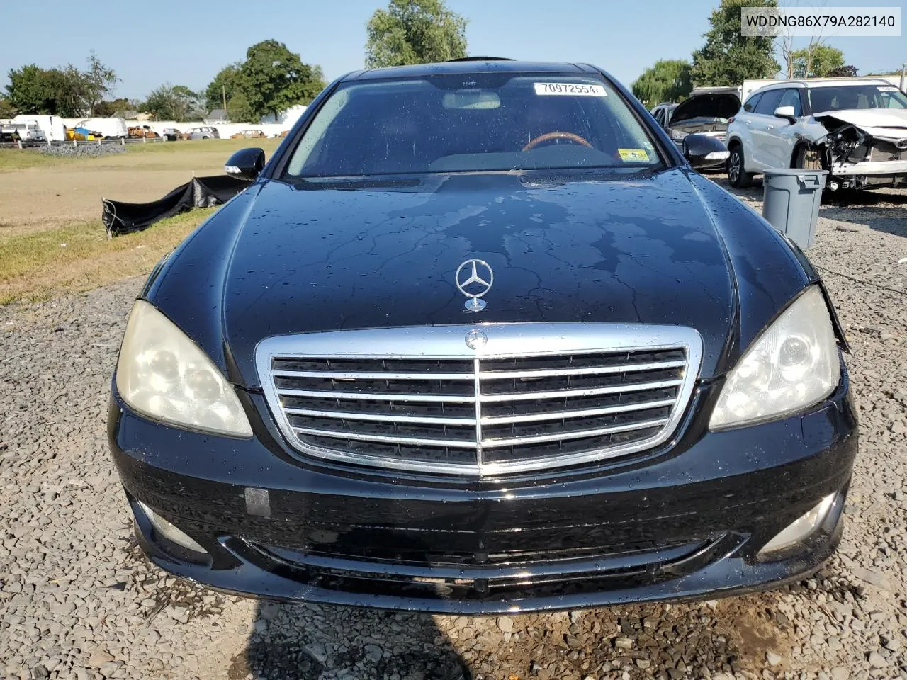 2009 Mercedes-Benz S 550 4Matic VIN: WDDNG86X79A282140 Lot: 70972554