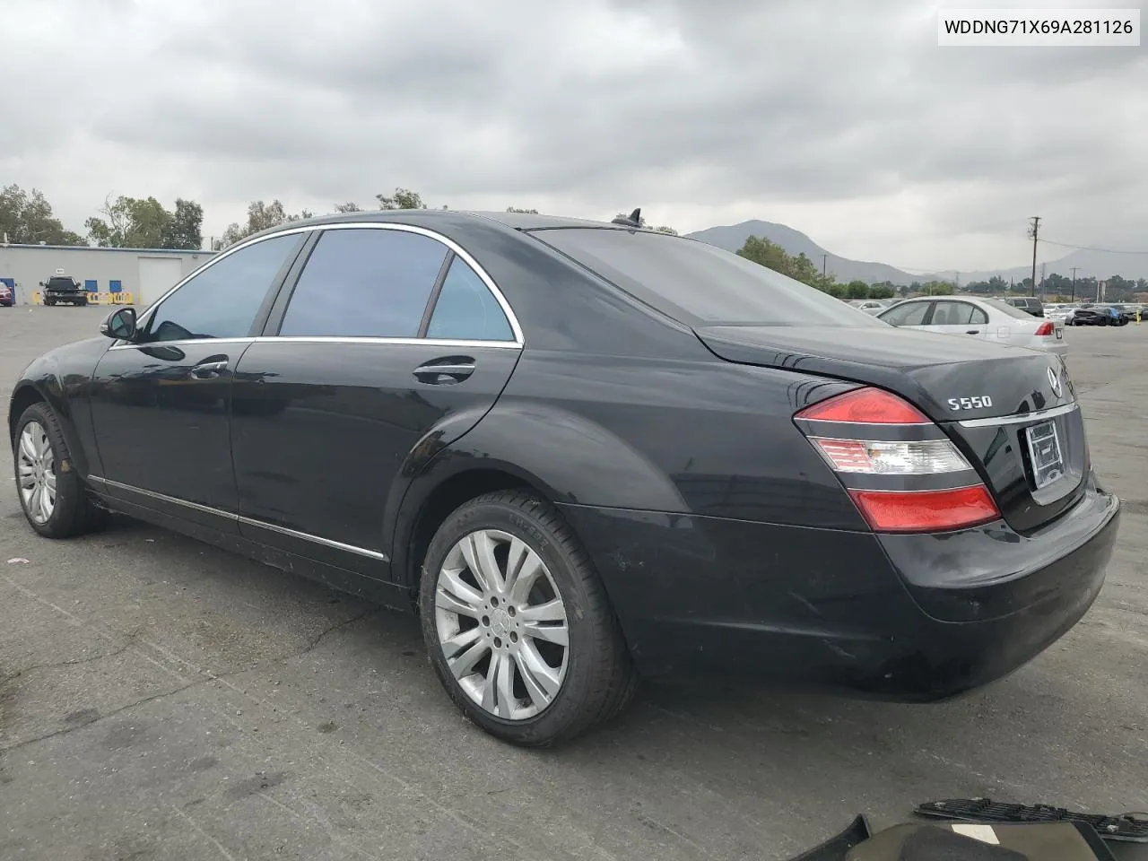 2009 Mercedes-Benz S 550 VIN: WDDNG71X69A281126 Lot: 72464344