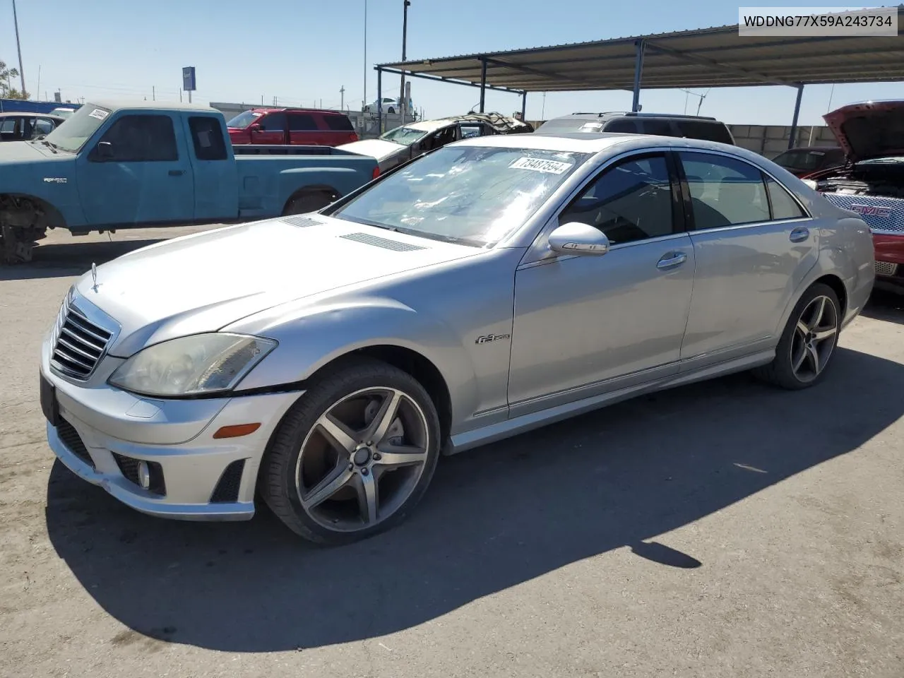 2009 Mercedes-Benz S 63 Amg VIN: WDDNG77X59A243734 Lot: 73487594