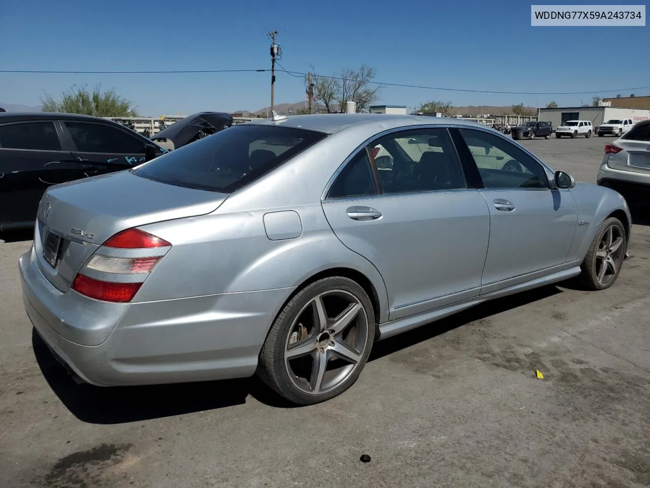 2009 Mercedes-Benz S 63 Amg VIN: WDDNG77X59A243734 Lot: 73487594