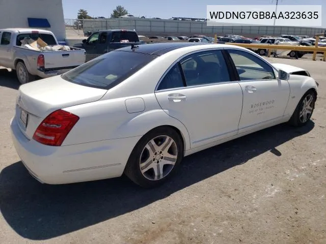 2010 Mercedes-Benz S 600 VIN: WDDNG7GB8AA323635 Lot: 61376664