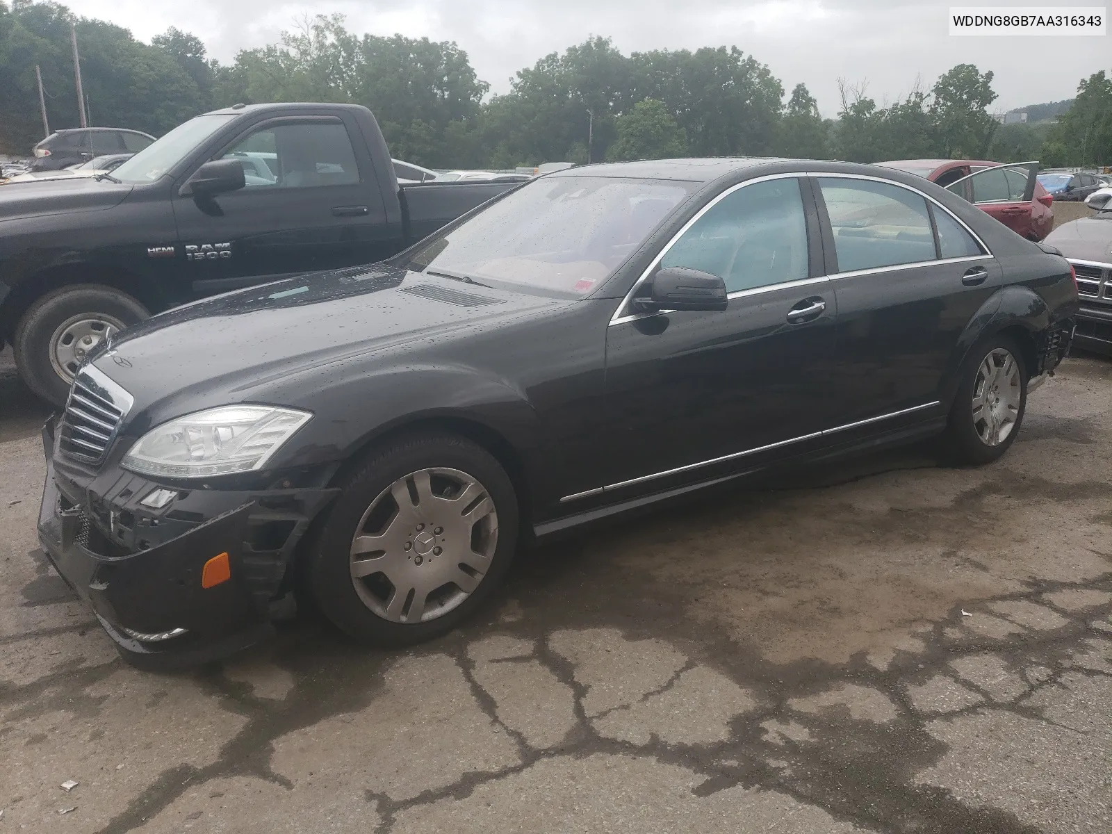 2010 Mercedes-Benz S 550 4Matic VIN: WDDNG8GB7AA316343 Lot: 64252804